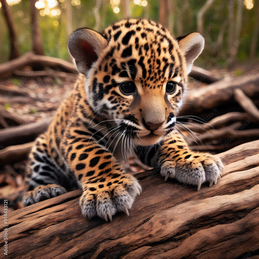 Obraz premium baby jaguar