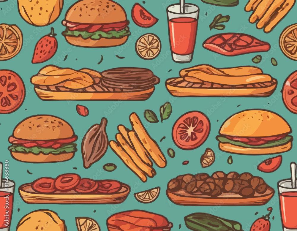 Grilled food design
Grilled food design
