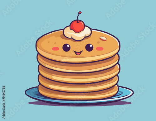 Groovy Pancake Character
