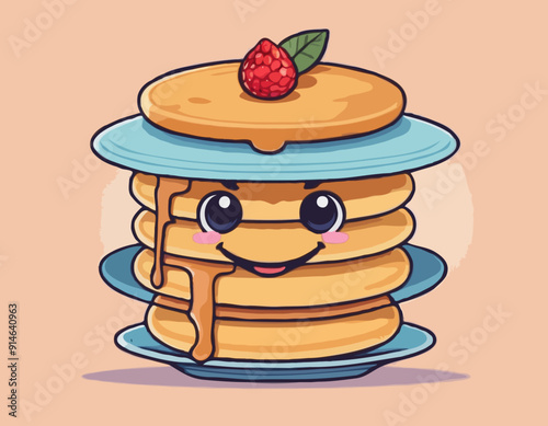 Groovy Pancake Character
