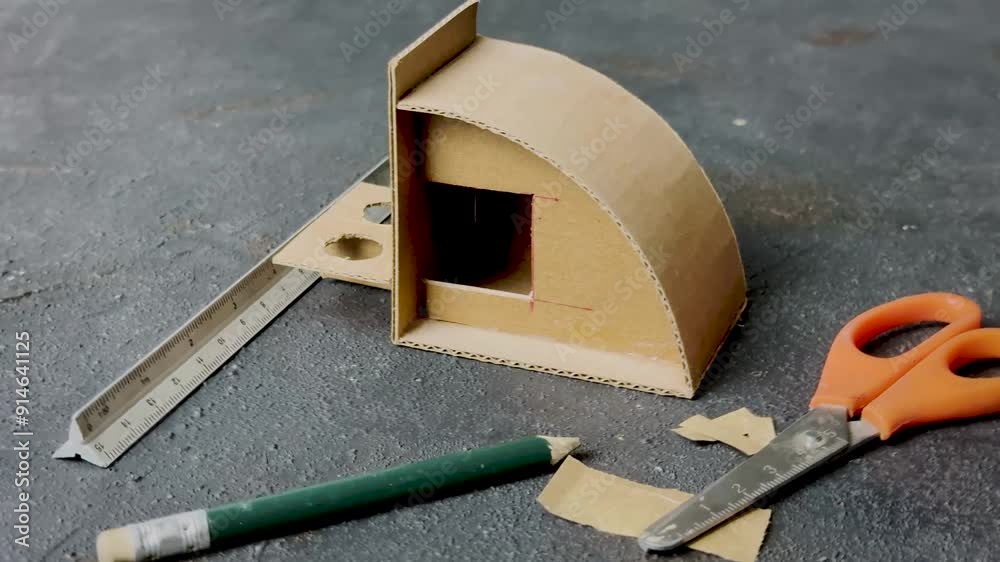 video 4k de maquetería, clases de arquitectura ingeniería y construcción vista detalle