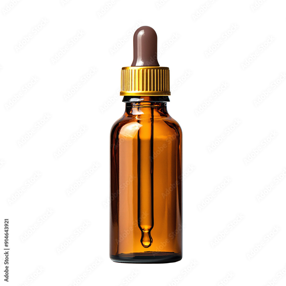 Precise Medication Dropper Bottle Isolated on White Background Precise Medication Dropper Bottle Isolated on White Background