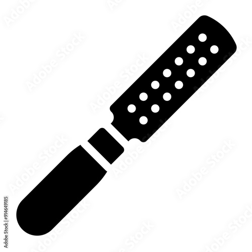 Rasp tool used by shoemakers for shaping and smoothing footwear.