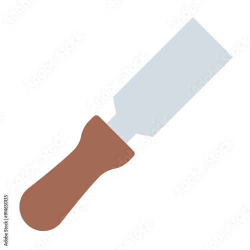 Chisel tool used by shoemakers for carving and shaping footwear.