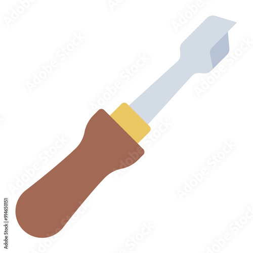 Feathering knife tool used by shoemakers for cutting and shaping leather.