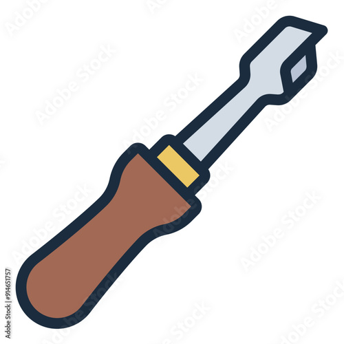 Feathering knife tool used by shoemakers for cutting and shaping leather.
