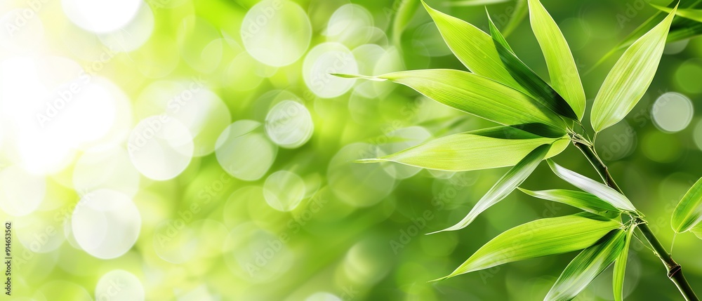 A focused shot of a verdant foliage plant bathed in golden rays, against a fuzzy emerald backdrop A focused shot of a verdant foliage plant bathed in golden rays, against a fuzzy emerald backdrop
