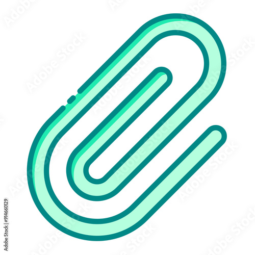 Icon for attaching files or documents to emails or messages.