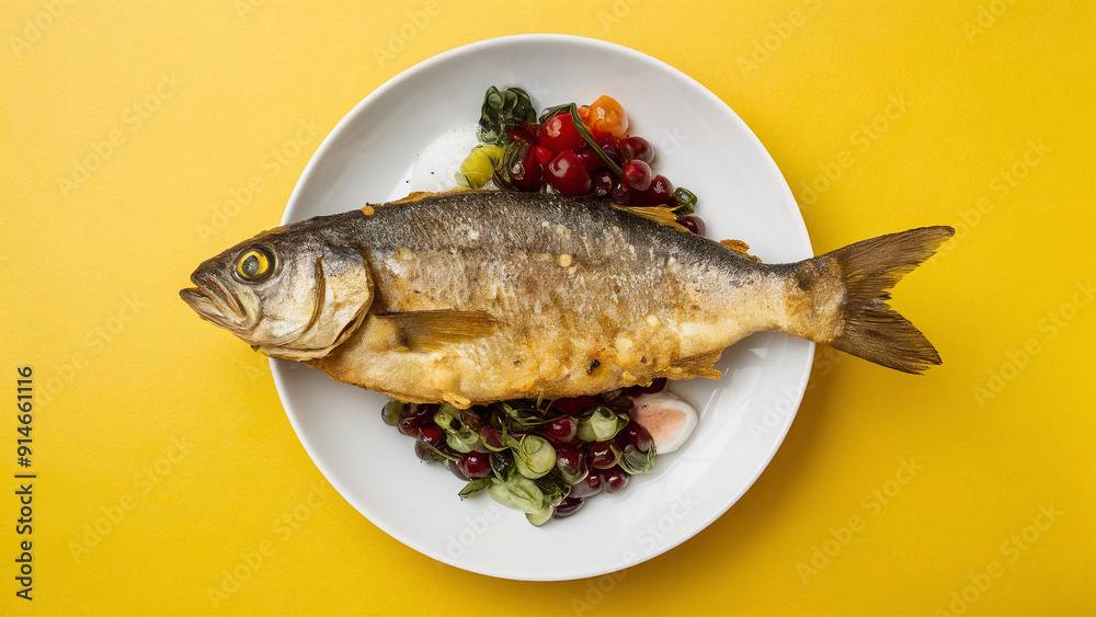 fish on a plate fish on a plate