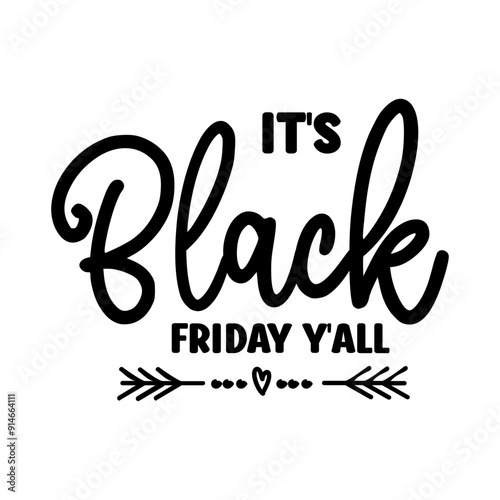 It's Black Friday Y'all SVG