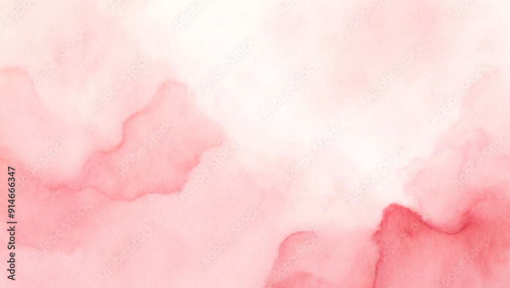 abstract pink watercolor background with space