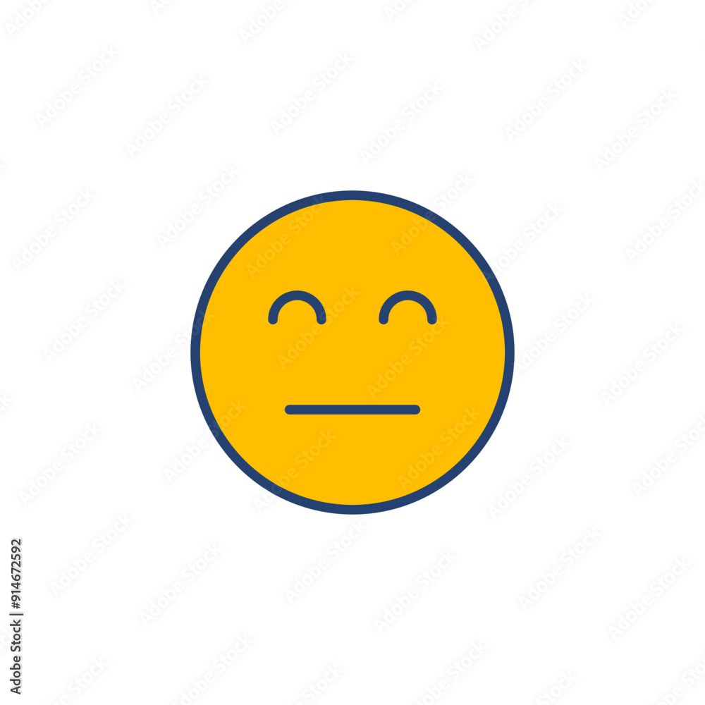 Fototapeta premium smile icon vector. smile emoticon icon. feedback