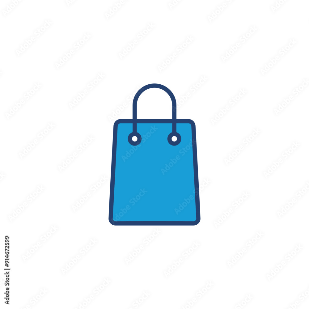 Shopping bag icon vector. shopping icon vector Shopping bag icon vector. shopping icon vector