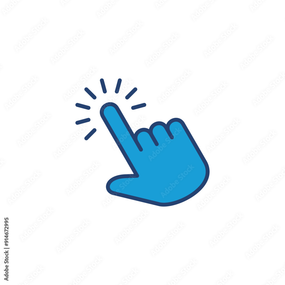 Hand cursor icon. cursor icon vector. hand cursor icon click Hand cursor icon. cursor icon vector. hand cursor icon click