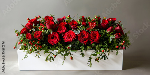 Elegant Poppy Arrangements in Vase
