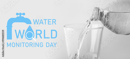 Pouring of water into glass...