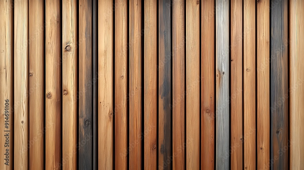 Vertical slats on wooden wall natural wood paneling texture for interior design Vertical slats on wooden wall natural wood paneling texture for interior design