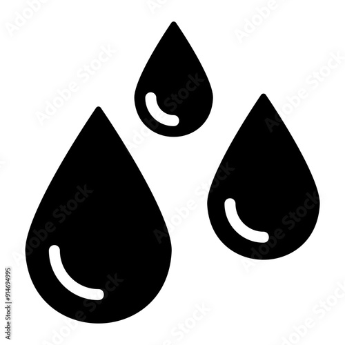 waterdrop Solid icon