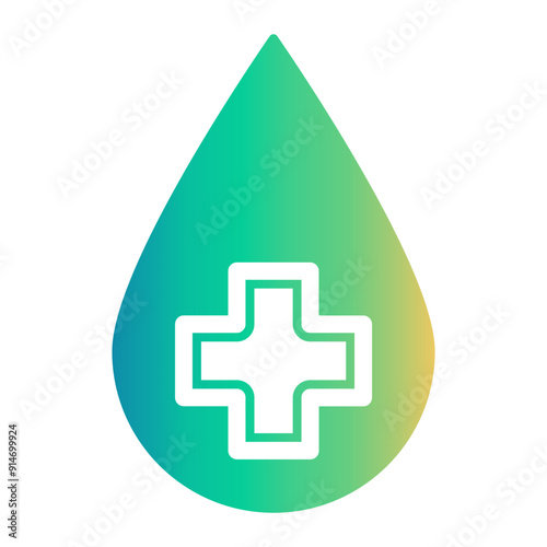 waterdrop Gradient icon