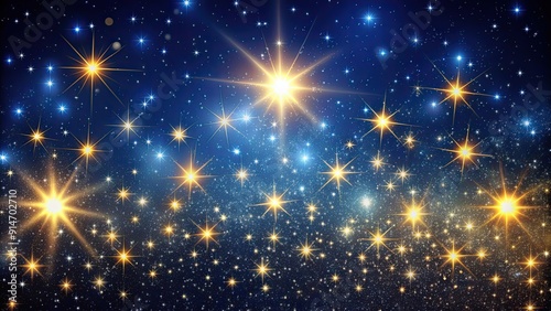 Mesmerizing starry background with twinkling stars against dark sky, cosmic, stunning, serene, night sky, space, stars