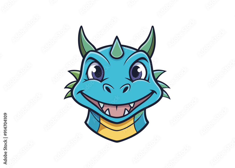 dragon head silhouette vector illustration dragon head silhouette vector illustration
