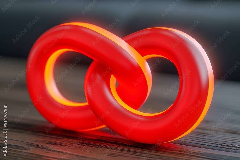Vivid neon heart shapes intertwined showcasing themes of love and connection in a modern light Vivid neon heart shapes intertwined showcasing themes of love and connection in a modern light