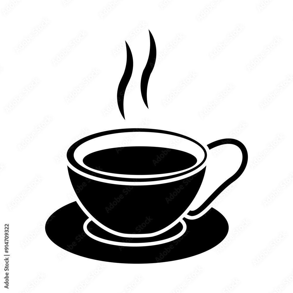 Obraz premium Cafe icon template