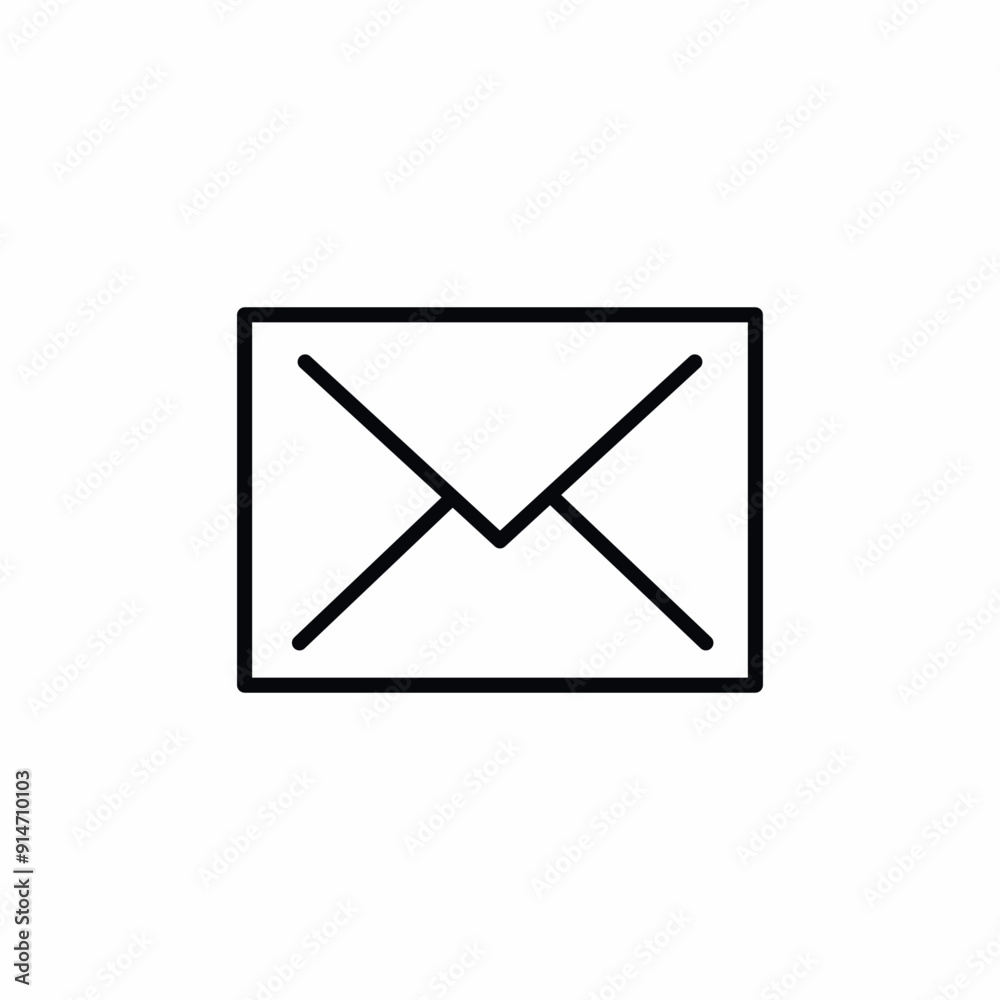 letter message icon vector illustration letter message icon vector illustration
