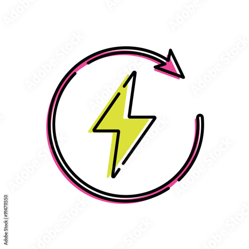 Free Download Charge icon sketch Vector - GFXLoad