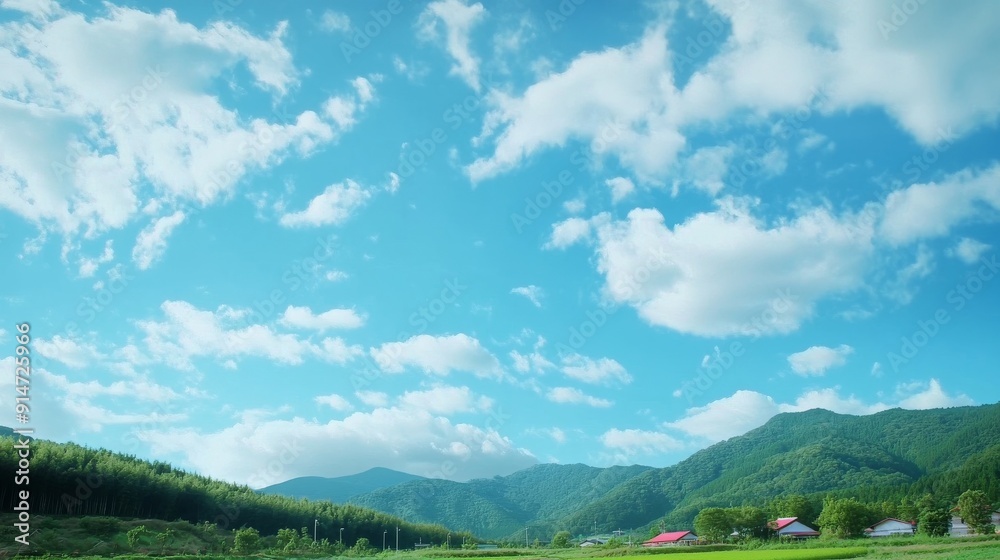 Fototapeta premium 田舎の風景