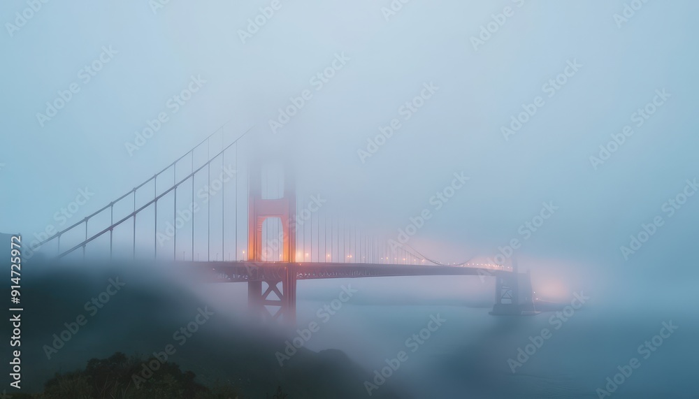 Fototapeta premium Golden Gate Bridge Fog.