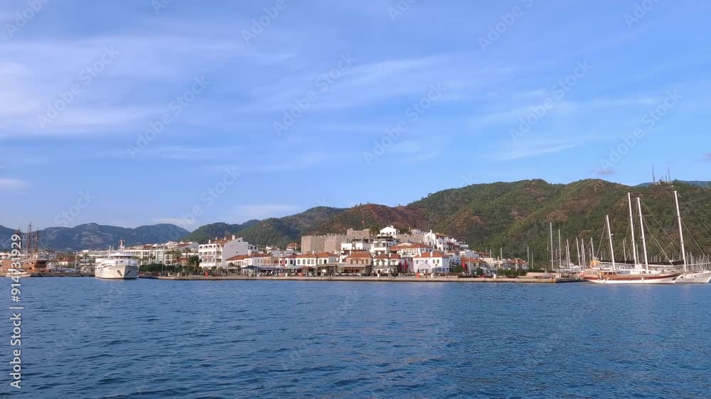 Yacht Trip Along The Coast Of Marmaris, Turkey Yacht Trip Along The Coast Of Marmaris, Turkey