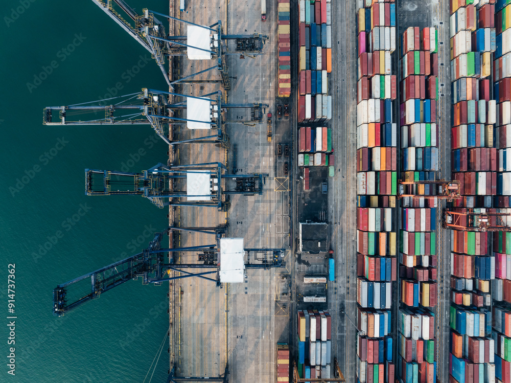 Φωτογραφία Aerial view of Yantian international container terminal in Shenzhen city, China