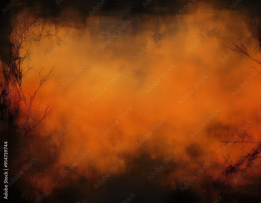 Orange and Black Grunge Halloween Texture Orange and Black Grunge Halloween Texture