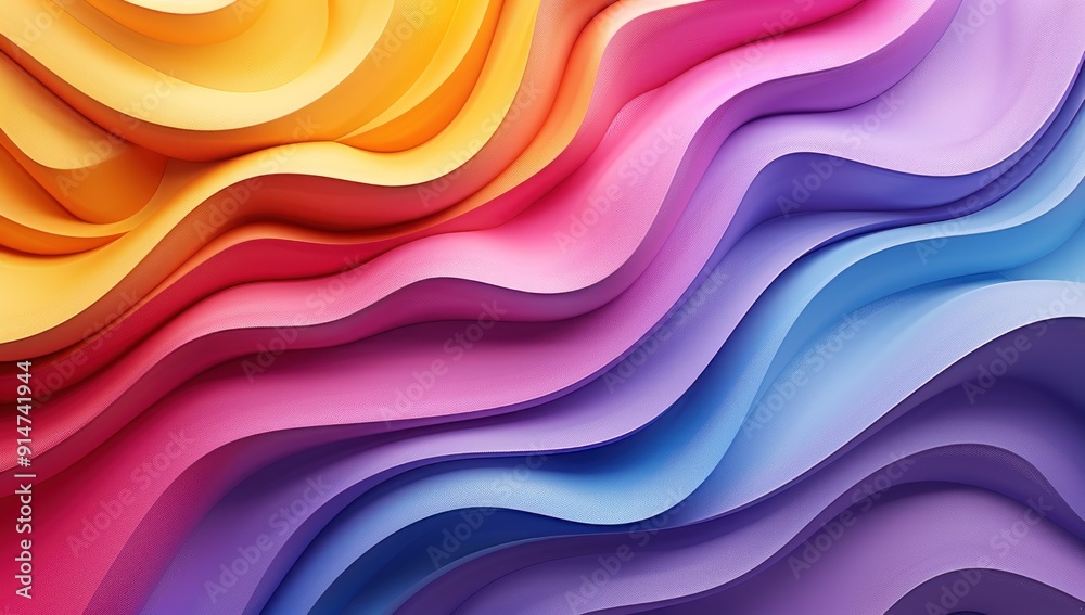 Abstract Colorful Wavy Pattern Background Abstract Colorful Wavy Pattern Background