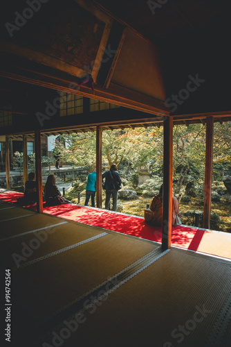 Obraz na płótnie 京都の神社 w salonie