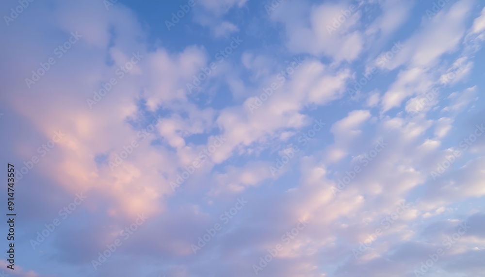 Fototapeta premium Soft Clouds in a Blue Sky.