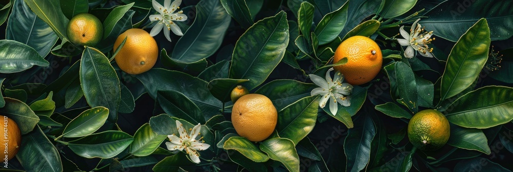 Genus of Flowering Trees and Shrubs Producing Citrus Fruits in the Rutaceae Family Genus of Flowering Trees and Shrubs Producing Citrus Fruits in the Rutaceae Family