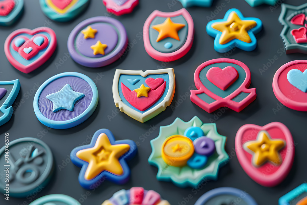 Vibrant and Diverse Collection of Profile Badges for Social Media Achievements and Milestones Vibrant and Diverse Collection of Profile Badges for Social Media Achievements and Milestones