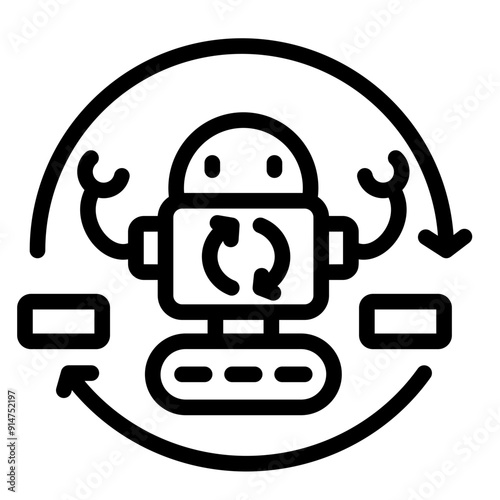 Robotic Automation Icon