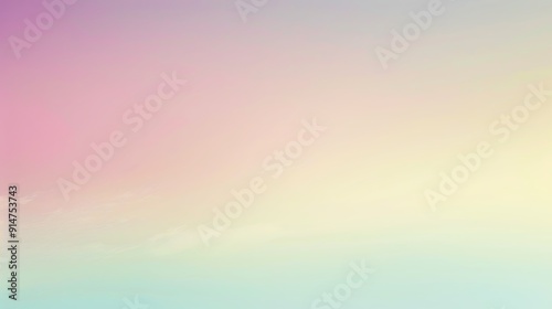 Soft pastel abstract gradient background with smooth transitions, flat lay design. Gentle tones for a calming and serene display.