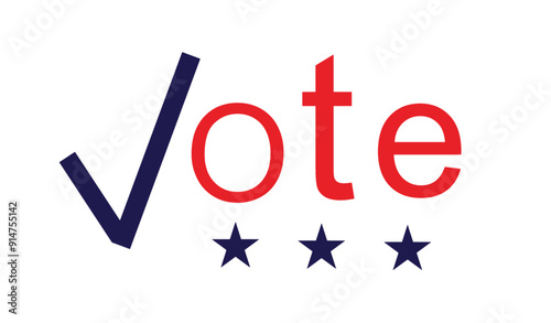 Vote star usa us united state america politic government patriotism decision ballot campaign presidential flag 2024 republican culture booth party voting democratic party responsibility usa citizen 