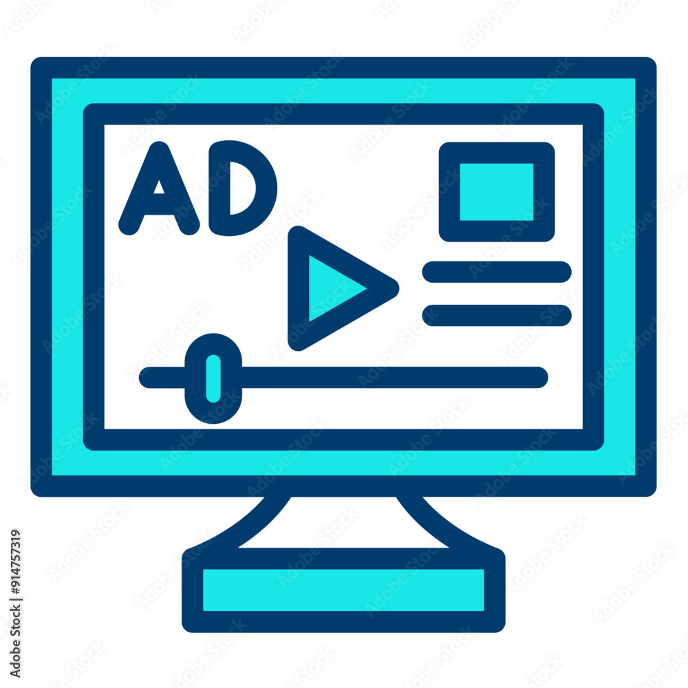In-Stream Ads Icon