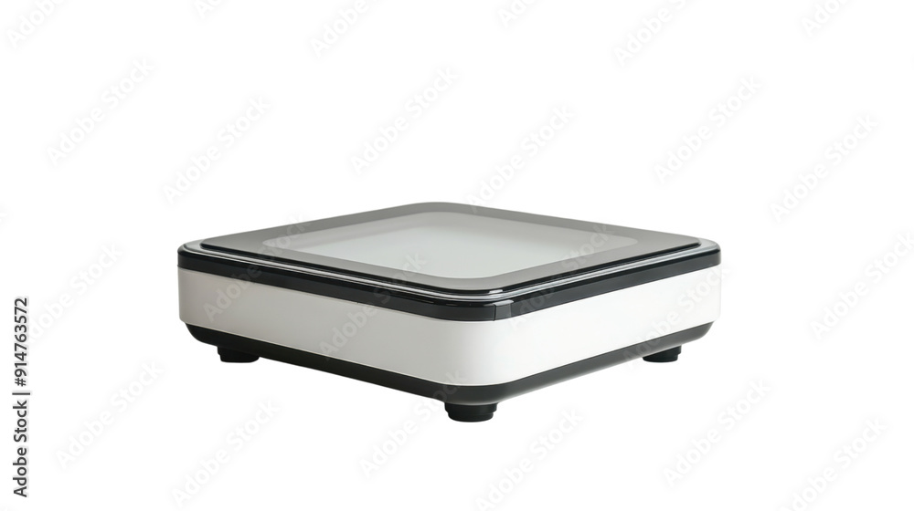 Kitchen digital scale on transparent background Kitchen digital scale on transparent background