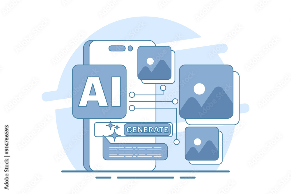 Generative ai model training concept using big data in machine learning