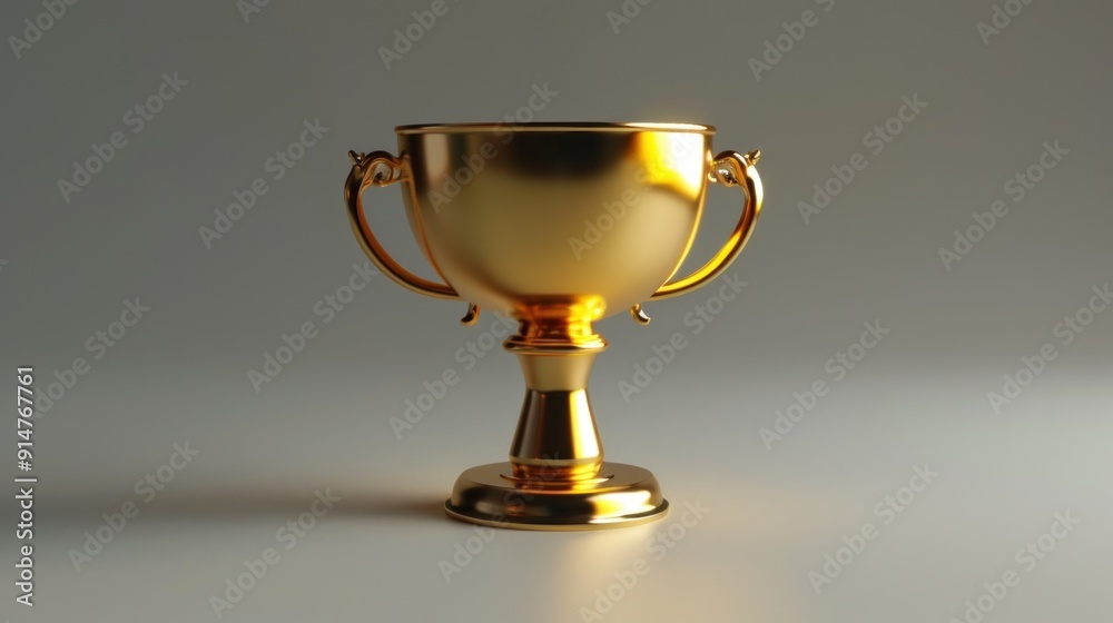 Golden Trophy Award - A Symbol of Victory and Achievement Golden Trophy Award - A Symbol of Victory and Achievement