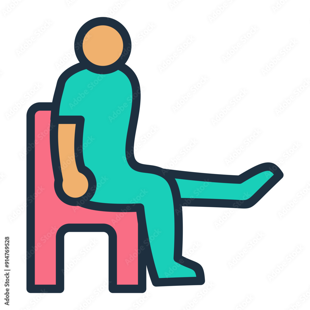 Senior Exercise Icon Senior Exercise Icon