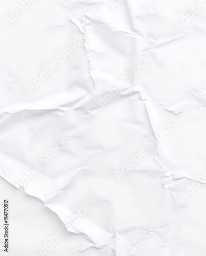 Wallpaper Mural crumpled white paper background Torontodigital.ca