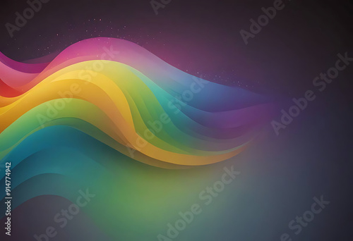 3d colorful waves abstract background.