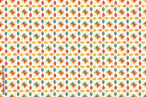 Colorful Flowers Seamless Pattern